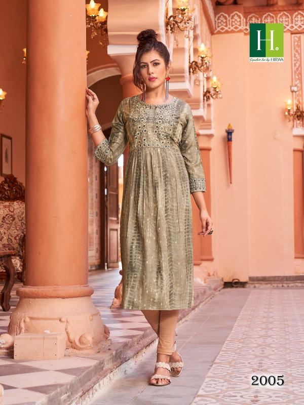 Hirwa Shibori Vol 2 Rayon Exclusive Designer Kurti Collection